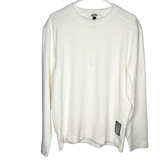 Rains Fleece Sweatshirt Unisex Men’s Size Small/Women’s Large NWT - Picture 2 of 10